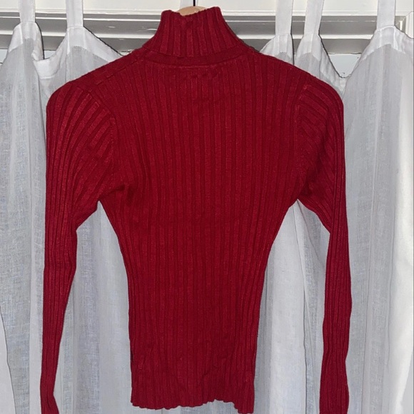 red turtleneck - Picture 2 of 2
